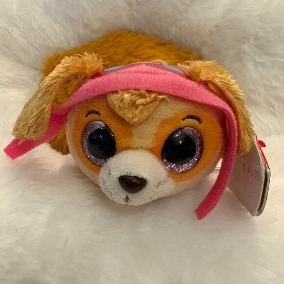Paw Patrol Teeny Tys Skye Pink Stackable 2020 Girl Dog Stuffie (SKU: 286TO) - Picture 1 of 14